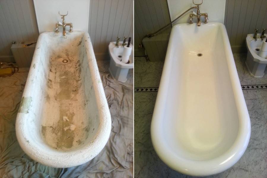 Реставрация чугунной ванны, все способы | советы специалистов