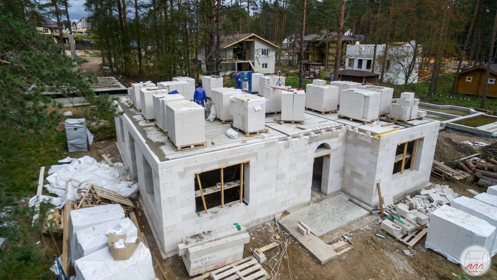 Дом из газобетона: технология строительства, фото, видео — строительство & ремонт