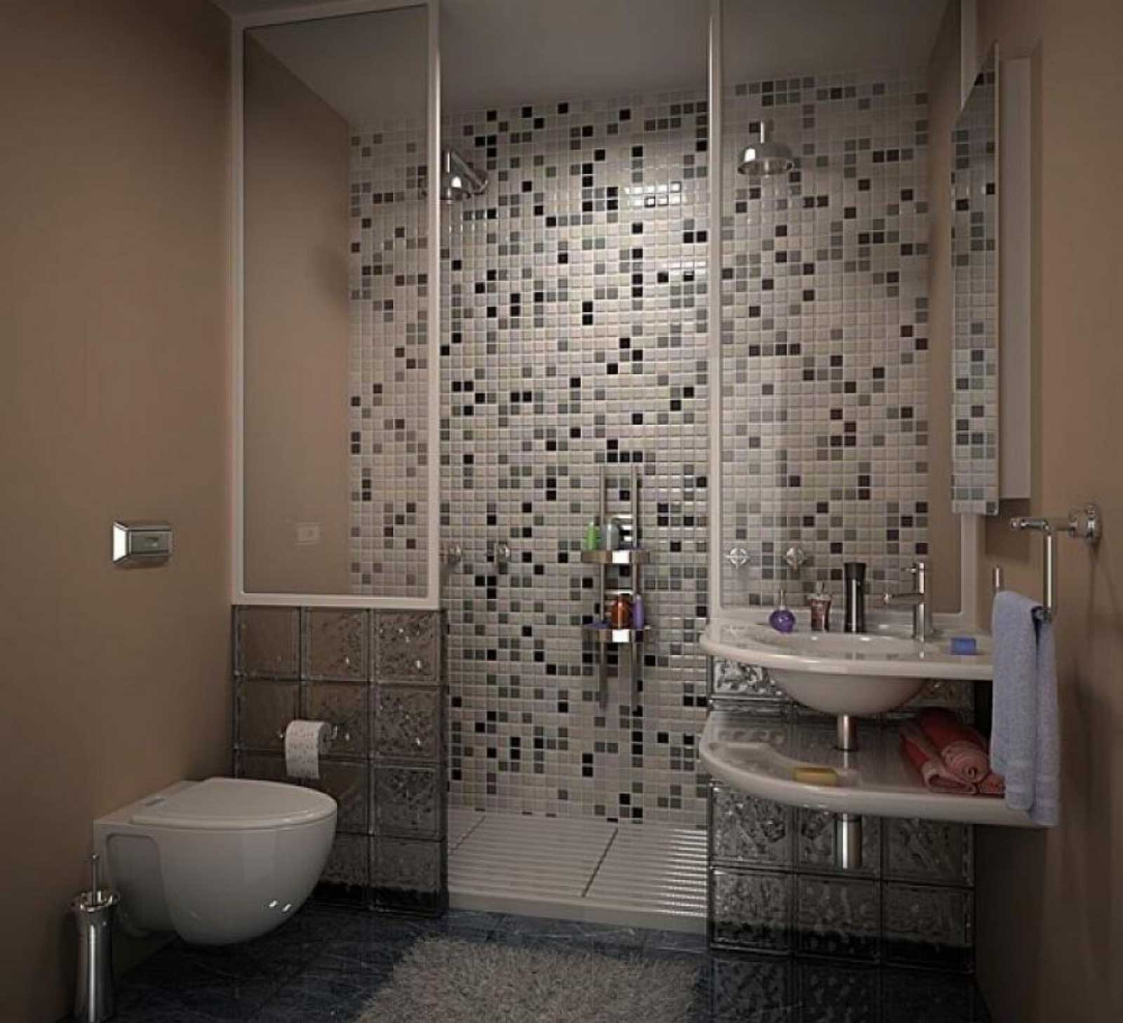 отделка ванной комнаты плиткой дизайн