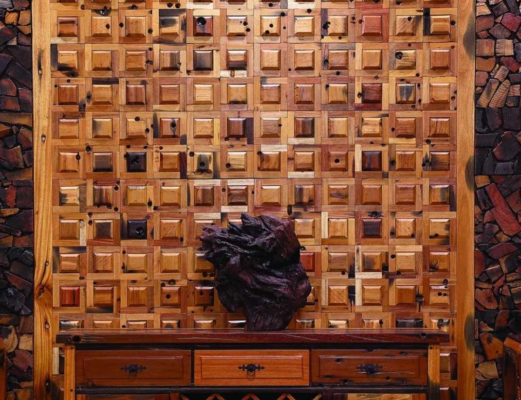 Технология укладки деревянной мозаики для стен. о компании деревянная мозаика в интерьере