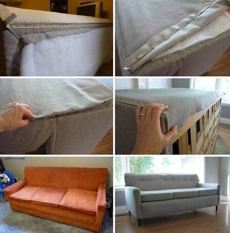 Как перетянуть диван в домашних условиях своими руками: пошаговая инструкция, фото и видео процесса