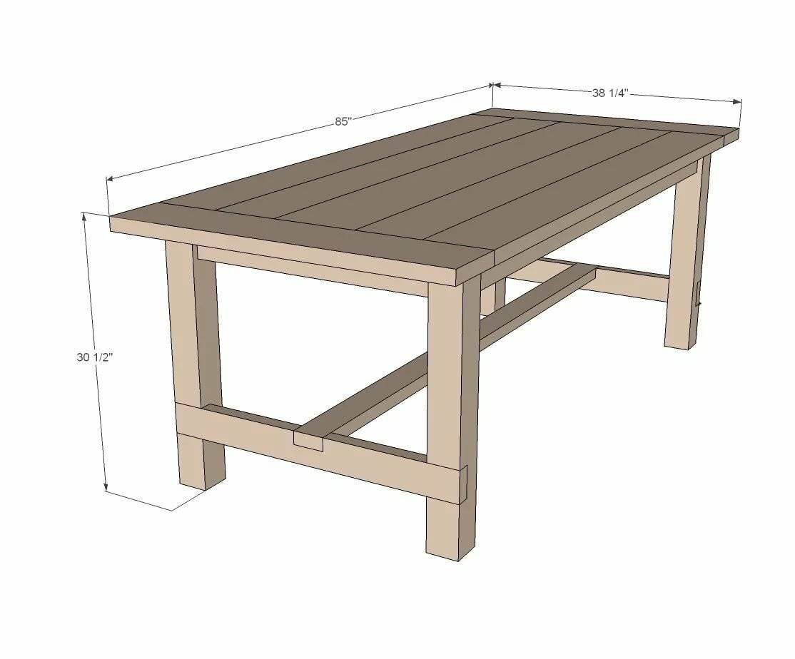 Как сделать дачный стол своими руками: выбор крепкой конструкции