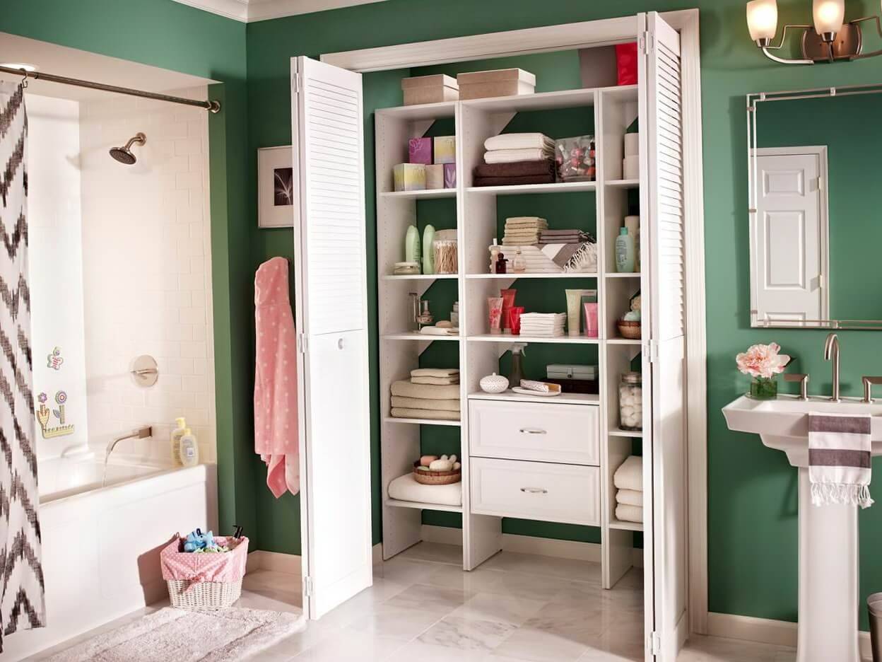 Шкаф в ванную — 90 фото функциональной мебели в интерьере!