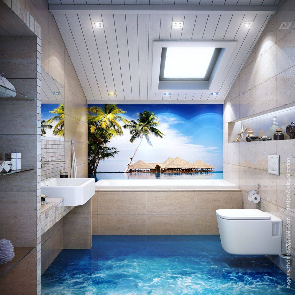 Ванная комната в морском стиле - блог четыре стены