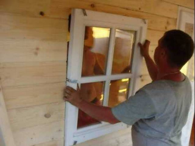 Инструкция по самостоятельной установке окон из дерева