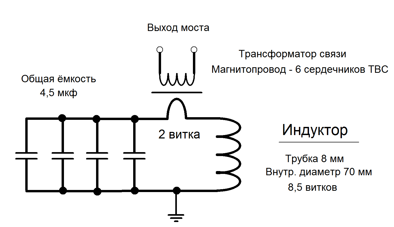 Индукционный нагреватель для автосервиса схема своими руками