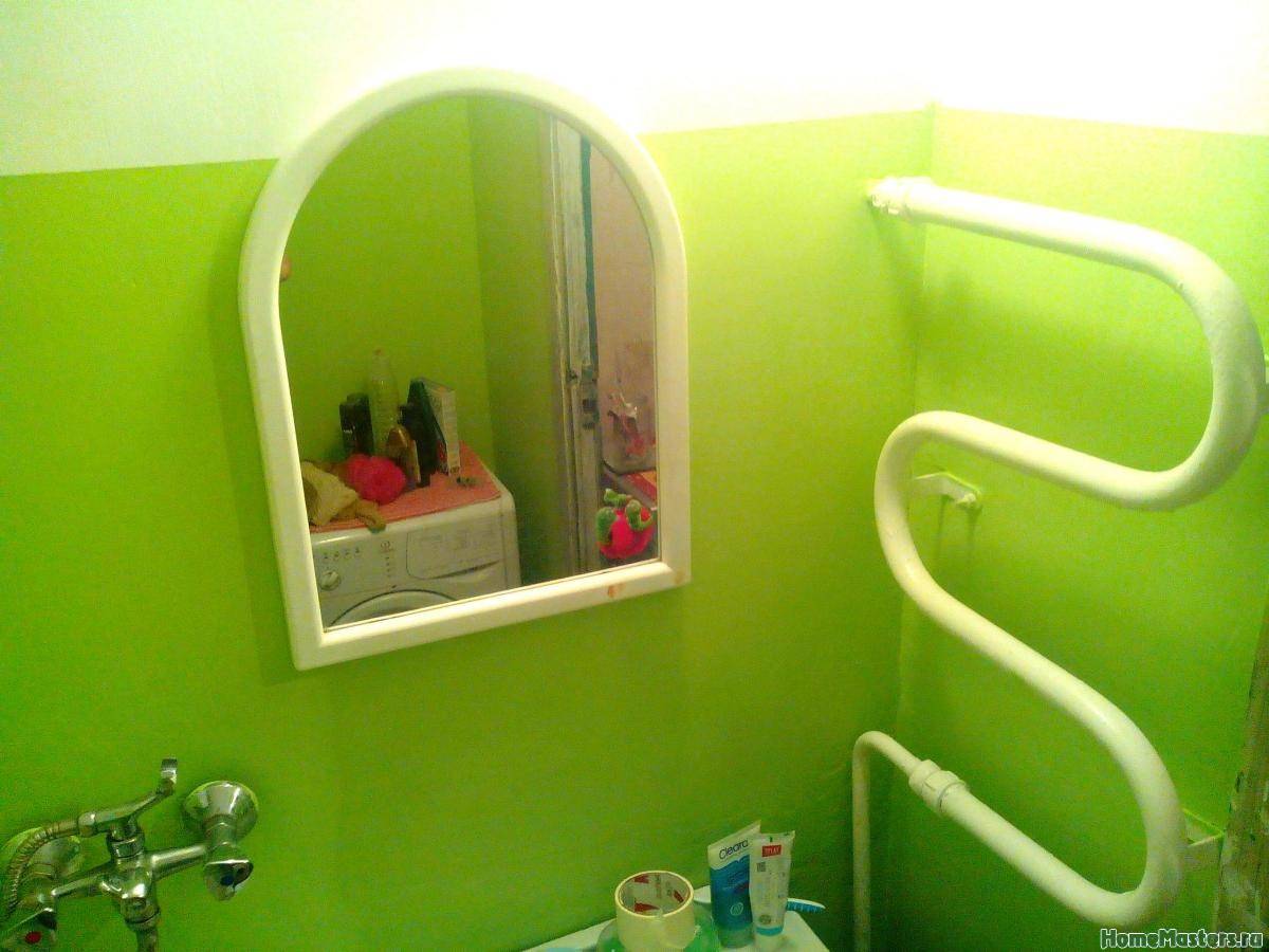 Покраска стен в ванной комнате своими руками
