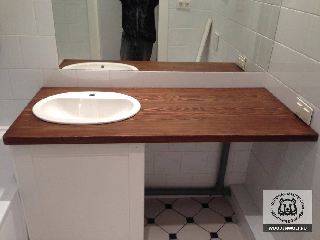 6 пород деревьев, которые идеально подойдут для столешницы под раковину в ванную