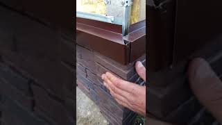Отливы для цоколя фундамента своими руками