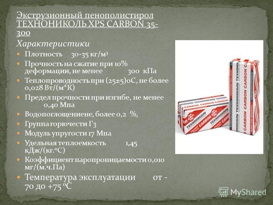 Экструзионный (экструдированный) пенополистирол технониколь