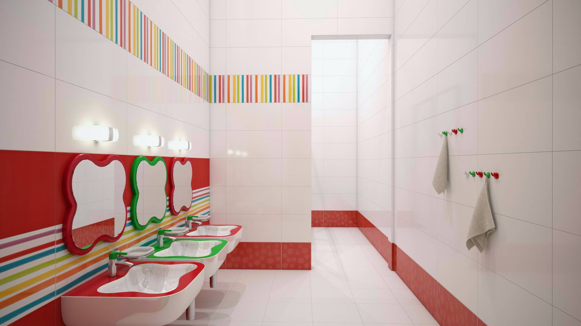 Плитка для ванной детям — строим дом