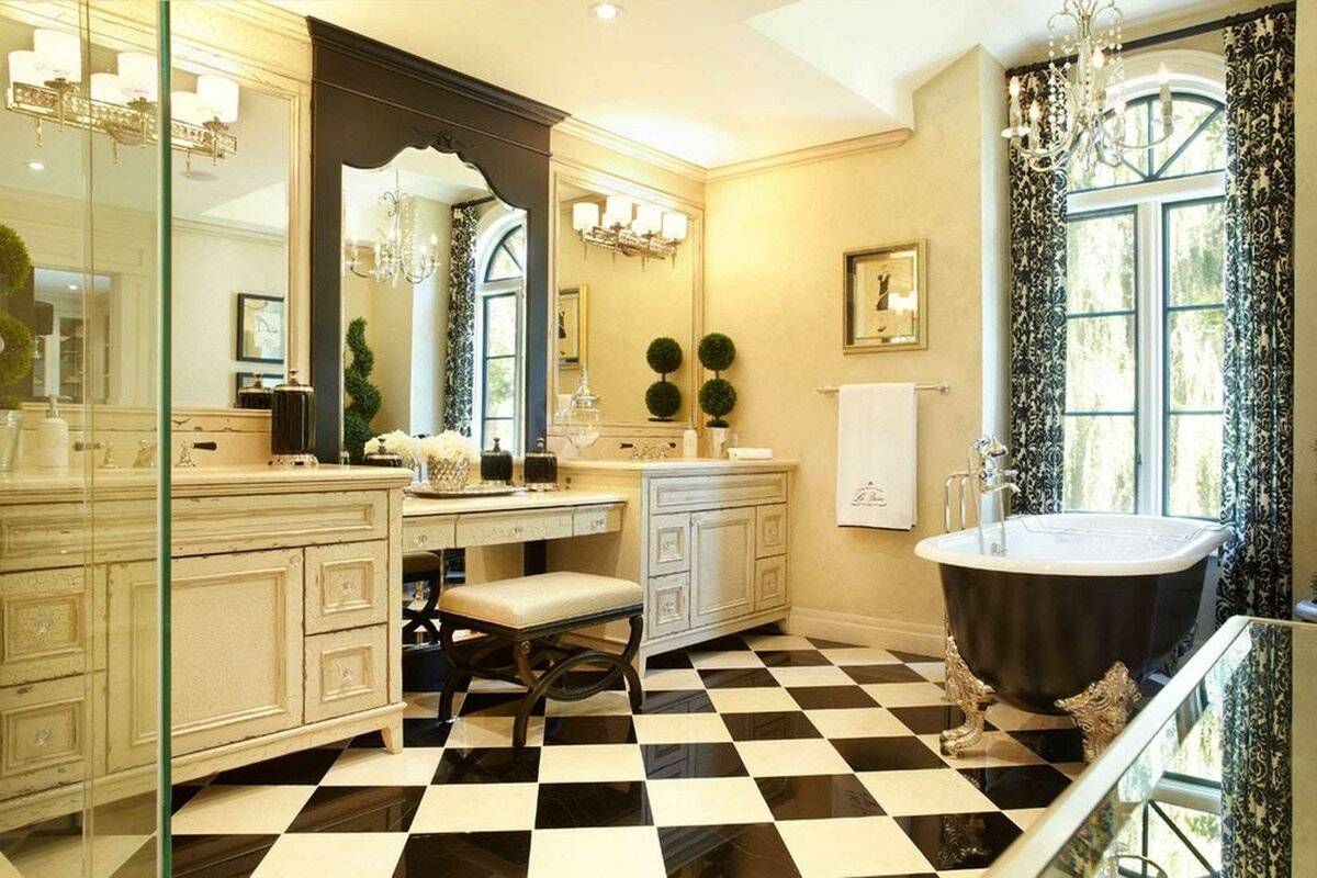 Ванная комната в ретро стиле, фото винтажных дизайнов и интерьеров - mnogovdom.ru