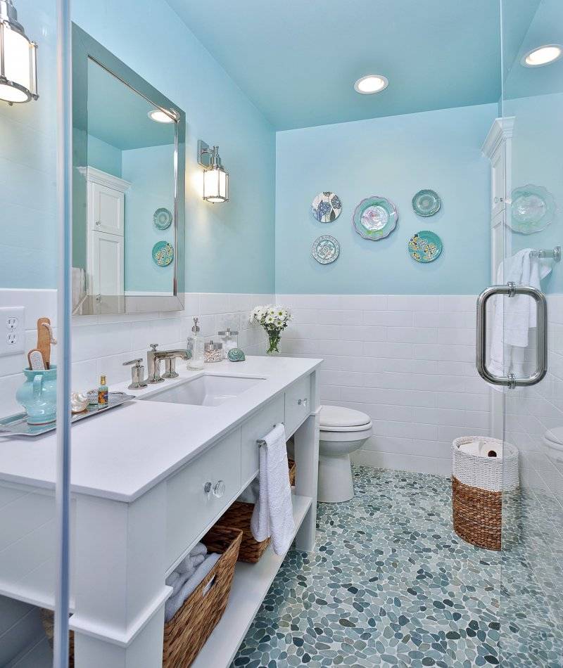 Цвет и стиль ванной в интерьере – оформление и сочетание цветов