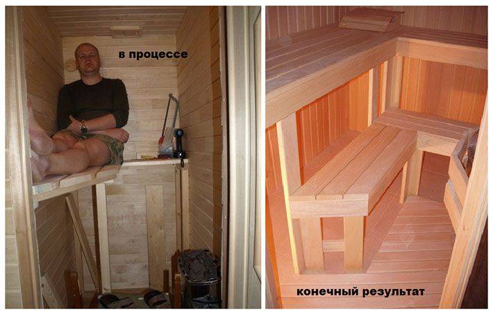 Как правильно сделать парилку в бане своими руками