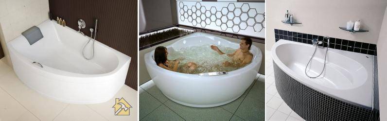 Из какого материала лучше выбрать ванну: акриловую, стальную или чугунную + подборка фото примеров
