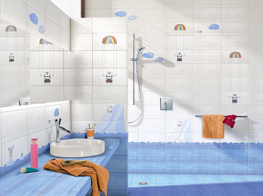 Детская ванная комната - фото дизайна и интерьеров для детей