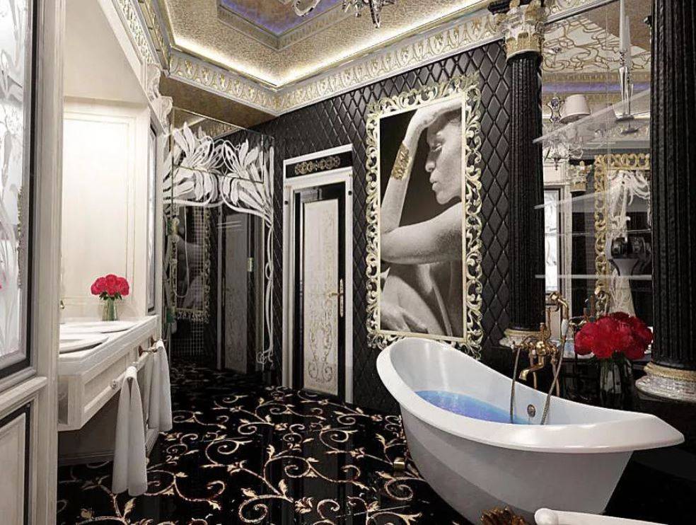 31 невероятно красивая ванная комната в стиле арт-деко | дизайн и интерьер ванной комнаты
