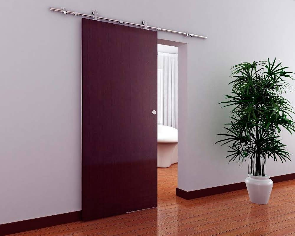 Как выбрать и установить раздвижную дверь в ванную комнату самому