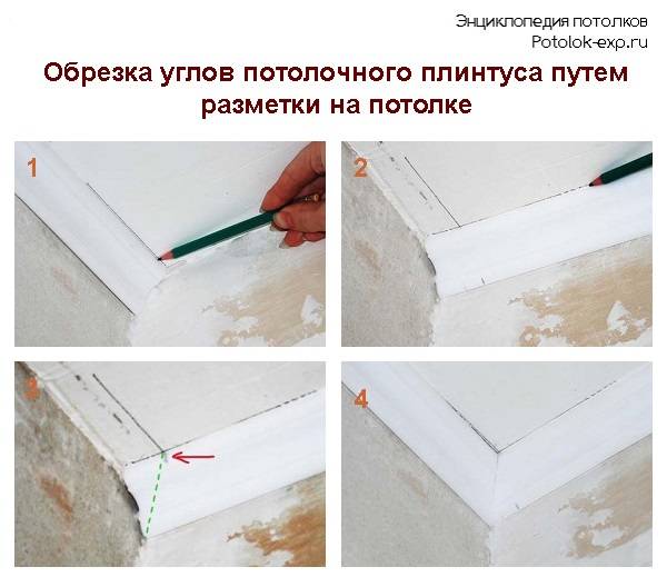Как крепить потолочный плинтус своими руками