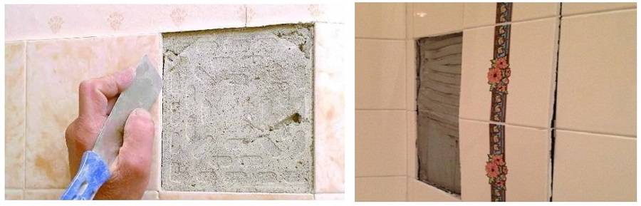 Отвалилась плитка в ванной: чем приклеить и как правильно / zonavannoi.ru