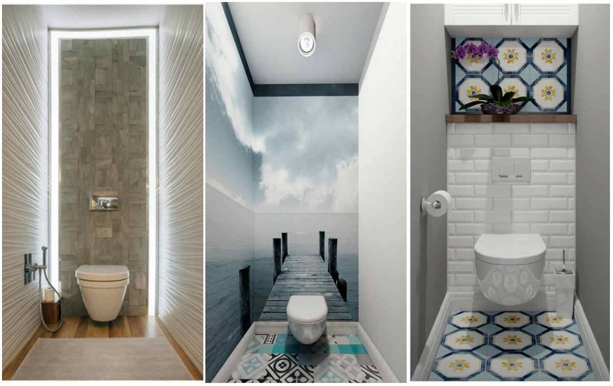 Варианты дизайна и способы укладки плитки в туалете
