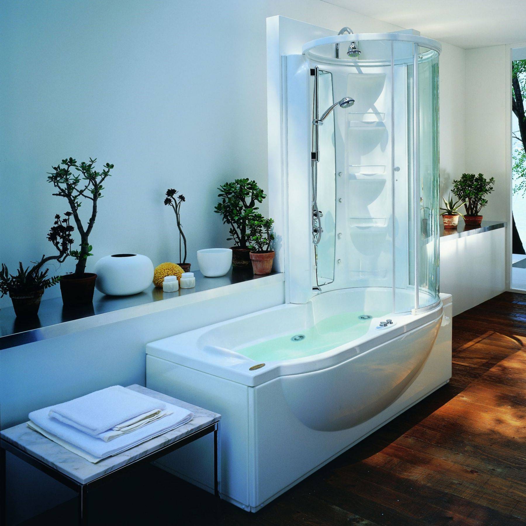 Комбинированная ванна с душевой кабиной: фото, плюсы и минусы, советы по выбору