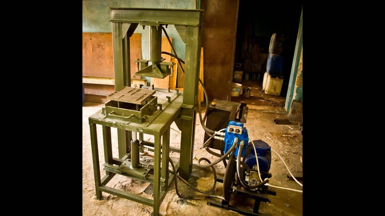 Вибропресс для брусчатки своими руками чертежи