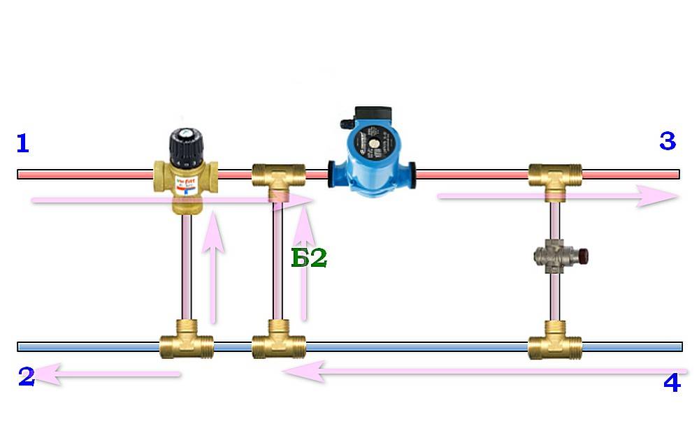 Перепускной клапан для отопления схема установки