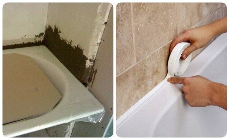 Как заделать стык между ванной и стеной? 8 популярных вариантов