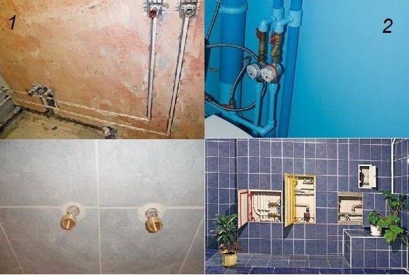 Как спрятать трубы в ванной, на кухне и в других помещениях