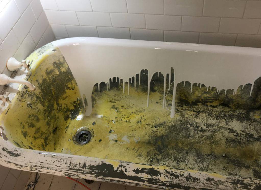 Чем и как покрасить ванну в домашних условиях