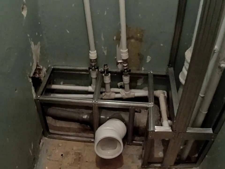 Как сделать короб для труб в ванной комнате своими руками с видео