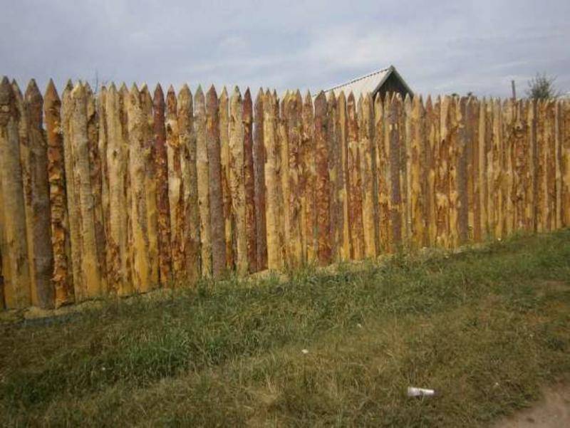 Забор из горбыля для дачи своими руками: выбор материала, монтаж