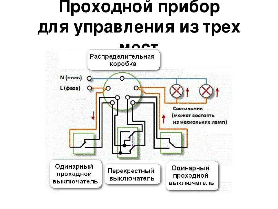 Как правильно подключить проходной выключатель: пошаговая инструкция и схема в блоге vira