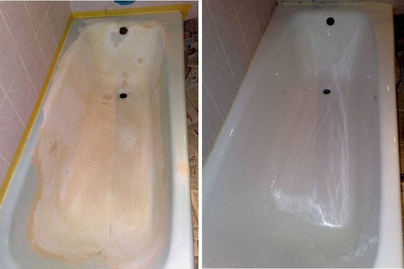 Ванна после реставрации. Восстановление ванны акрилом. Восстановление чугунной ванны. Эмалировка ванн до и после. Чугунная ванна покрытая акрилом.