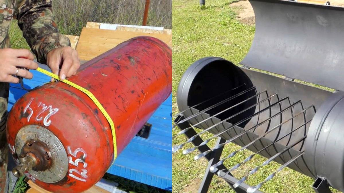 Мангал из газового баллона, бочки, трубы изготовление своими руками, фото, видео