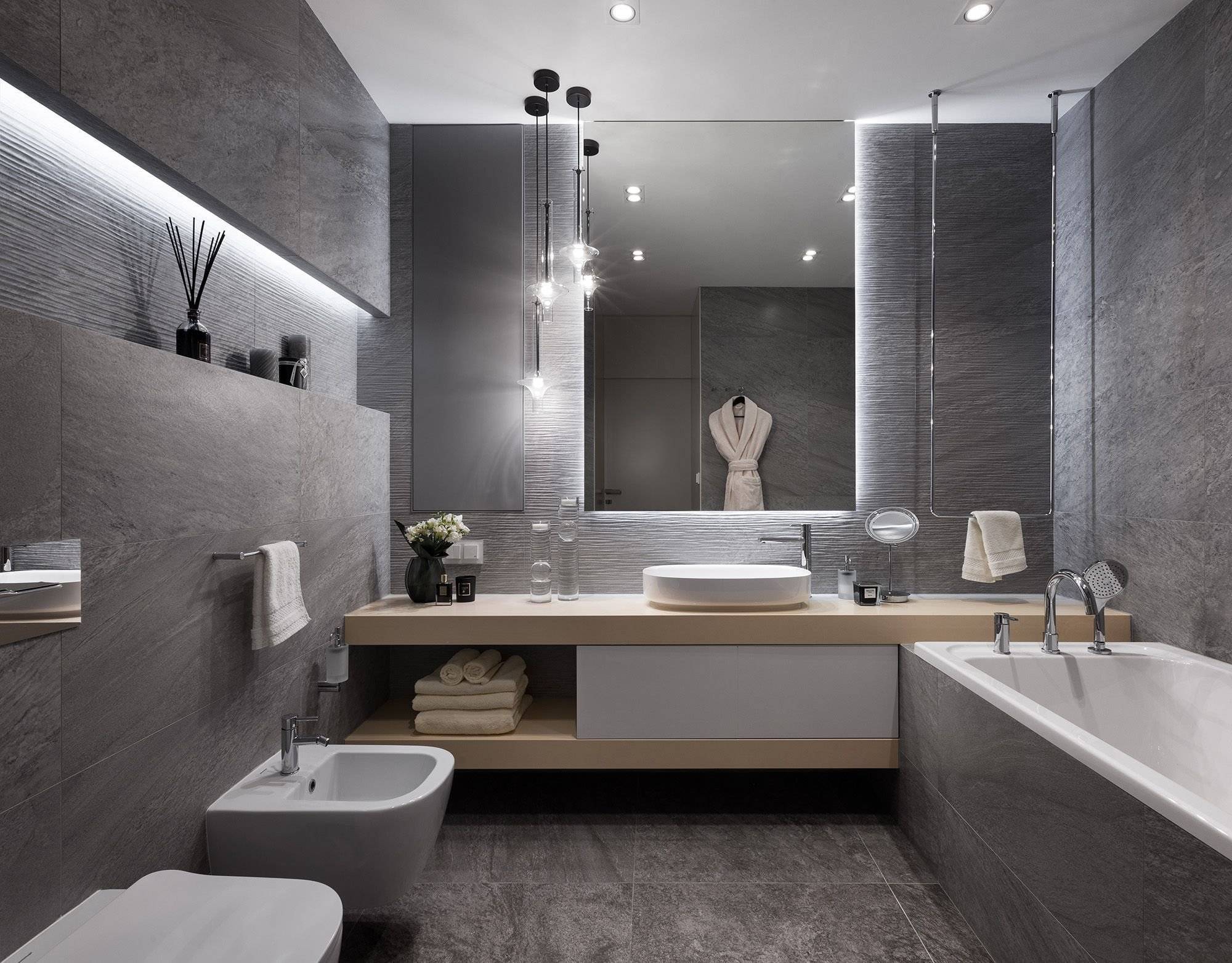 Интересные идеи дизайны интерьера ванной комнаты 2023 года