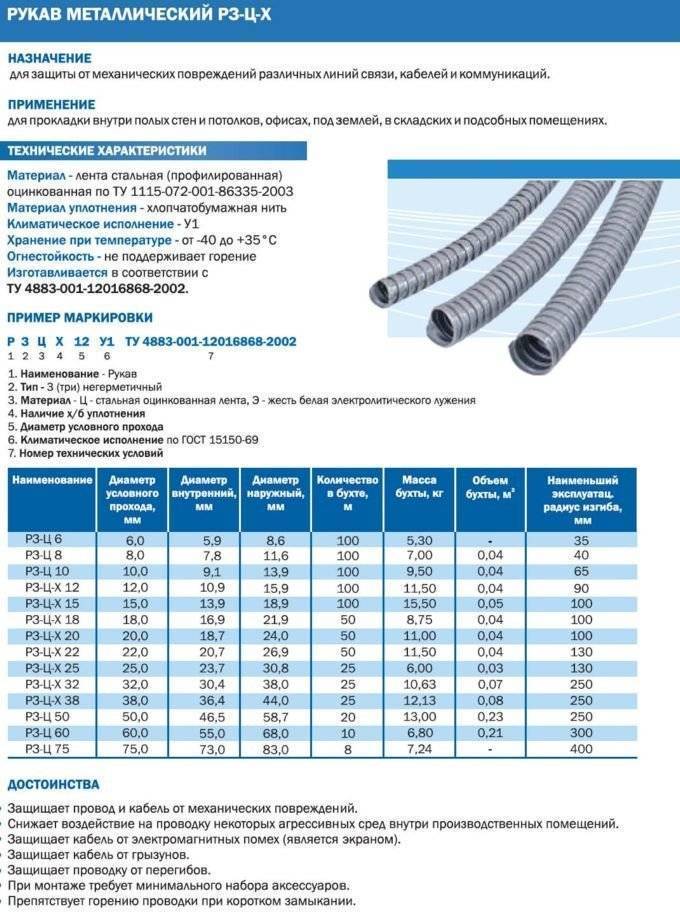 Гофра для кабеля и проводов: виды, размеры (диаметр), монтаж