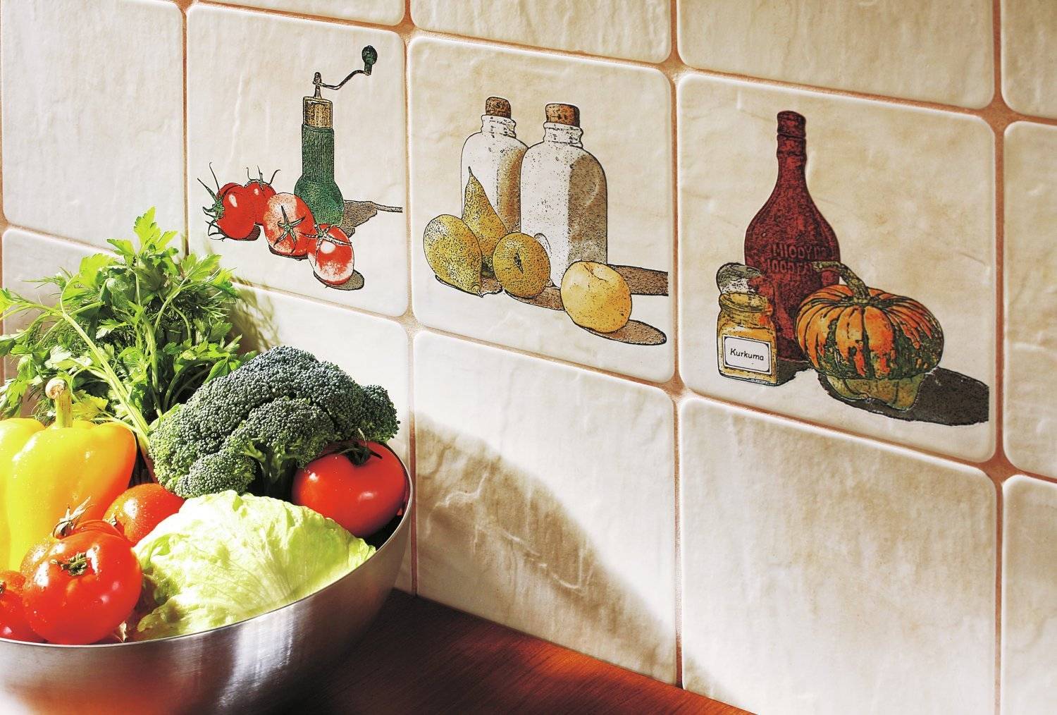 Керамическая плитка для кухни: на фартук, на пол, на стену, под кирпич