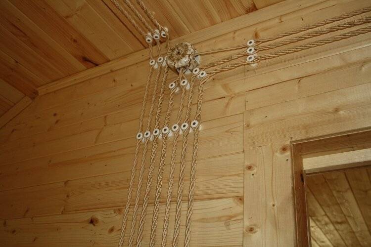 Ретро проводка в деревянном доме своими руками: дизайн, фото