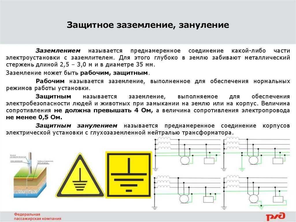 Заземление и зануление – в чем разница?