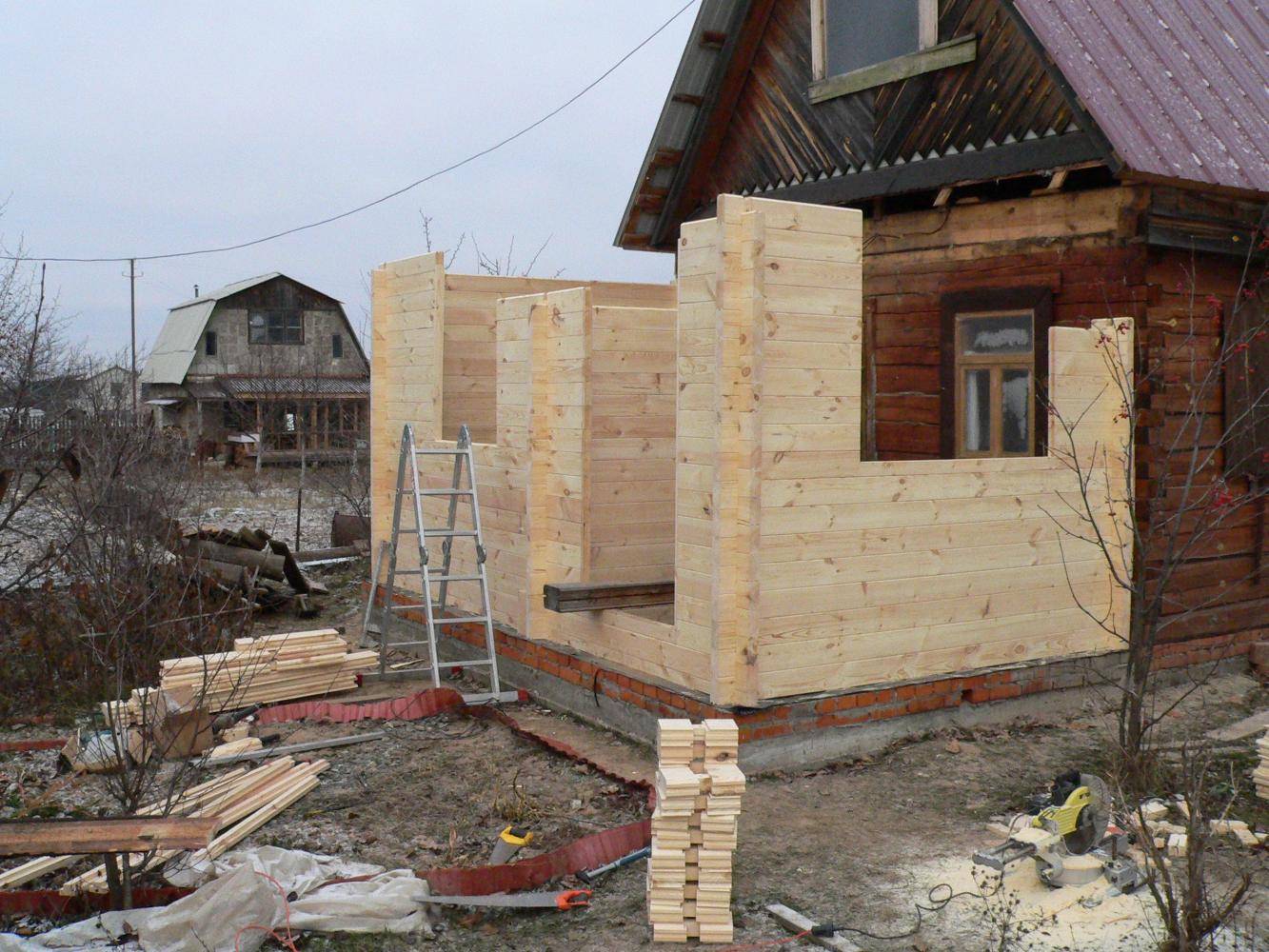 Возведение каркасной пристройки к дому своими руками
