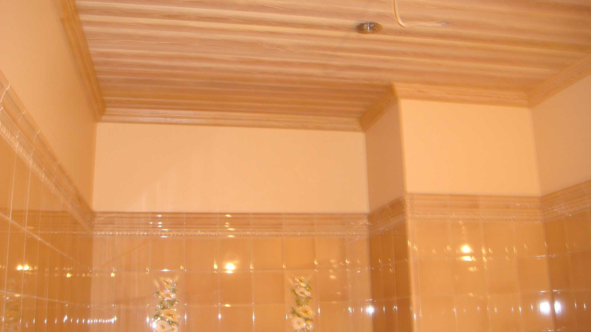 Какой сделать потолок в ванной комнате, чем отделать и виды