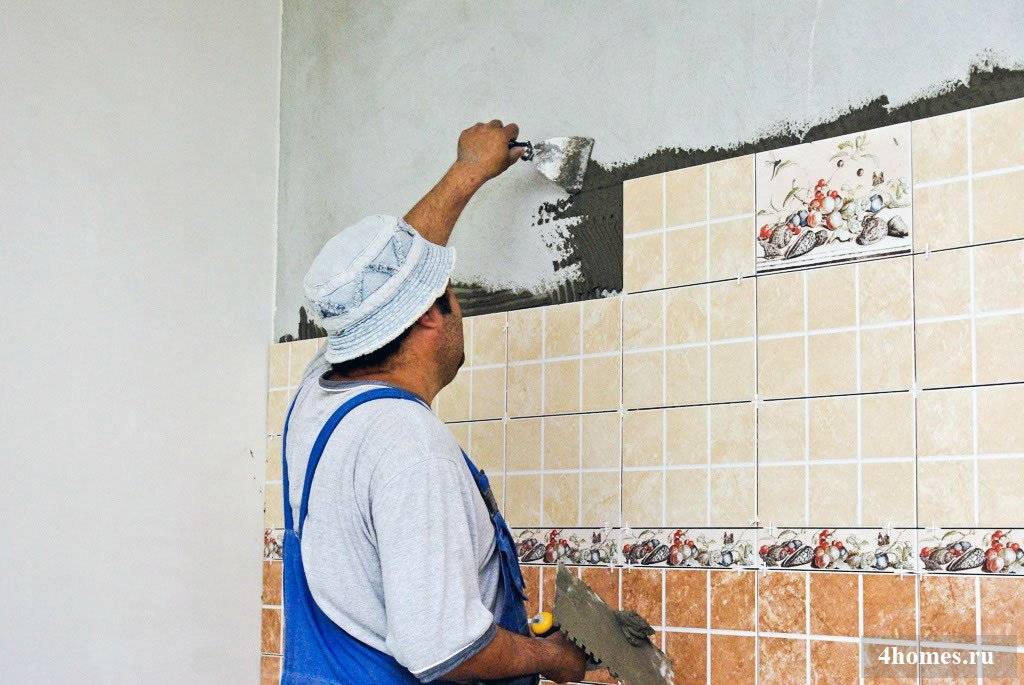 Облицовка стен керамической плиткой - инструкция, рекомендации