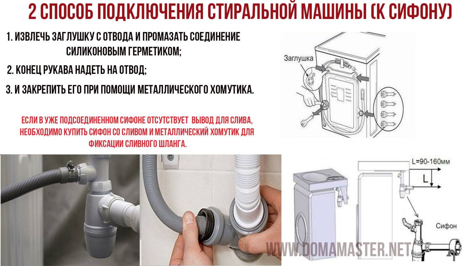 Советы по установке стиральной машины своими руками, видео