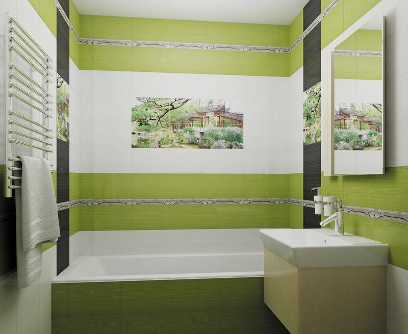 Зеленая ванная комната (18 фото): радость и гармония каждый день