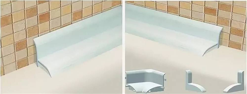 Как клеить бордюр для ванны