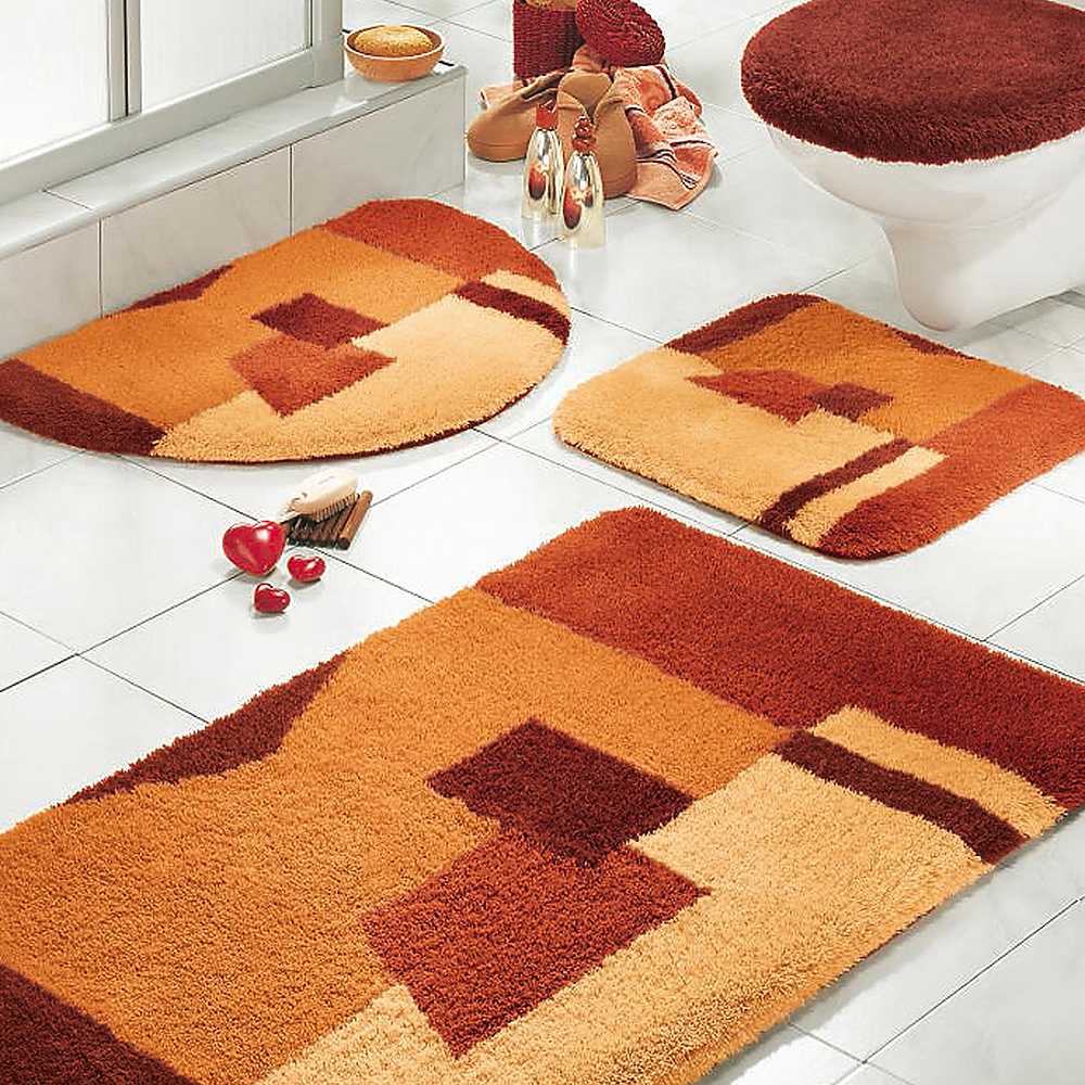 коврики в ванной комнате дизайн