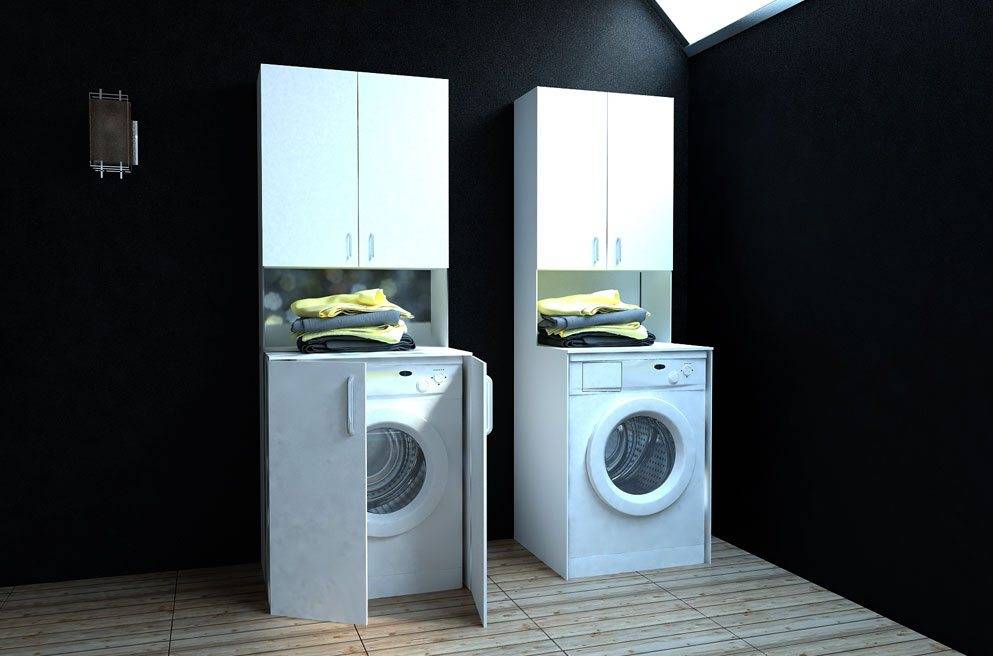 Дизайн ванной: 10 удобных способов разместить стиральную машину
