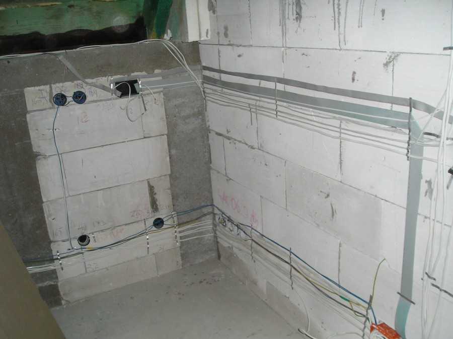 Проводка в ванной - порядок монтажа и требования безопасности